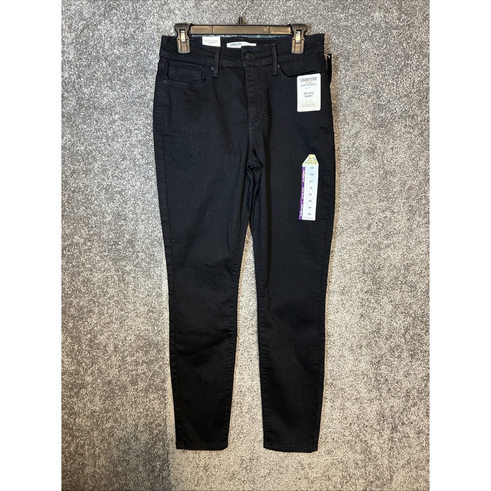 Levi Strauss Signature Gold Jeans Women's Size 4m Mid Rise Skinny